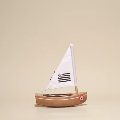 Bachi bois naturel / vernis brillant sérigraphié "Drapeau Breton" de la Maison Tirot